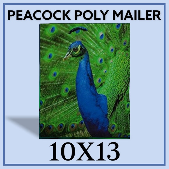 25 10X13 Poly Mailers Royal Peacock PRICE IS FIRM - Picture 8 of 11